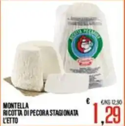 Supermercati EffePiù Montella ricotta di pecora stagionata offerta