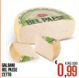 Supermercati EffePiù Galbani Bel Paese l'etto offerta