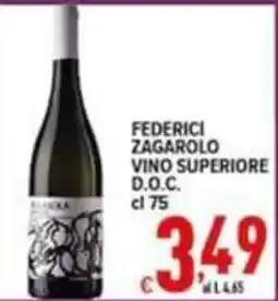 Iper Triscount Federici Zagarolo Vino Superiore offerta