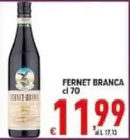 Iper Triscount Fernet Branca offerta