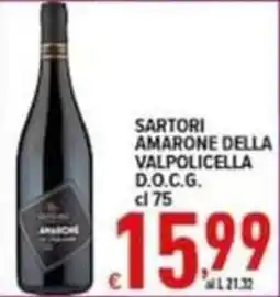 Iper Triscount Sartori Amarone della Valpolicella D.O.C.G. offerta