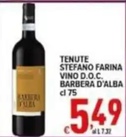 Iper Triscount Tenute Stefano Farina Barbera d'Alba offerta