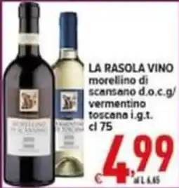 Iper Triscount La Rasola Vino offerta