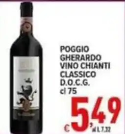 Iper Triscount Poggio Gherardo Vino Chianti Classico D.O.C.G. offerta