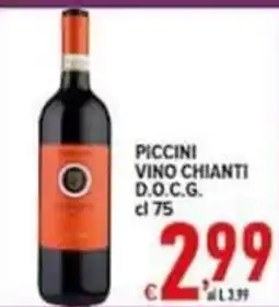 Iper Triscount Piccini vino chianti d.o.c.g. offerta