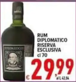 Iper Triscount Rum Diplomatico Riserva Esclusiva offerta