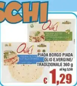 Top Supermercati Piada Borgo Piada Olio E.Vergine/ Tradizionale offerta