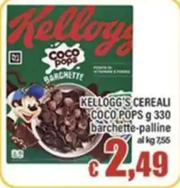 Top Supermercati Kellogg's Coco Pops Barchette offerta