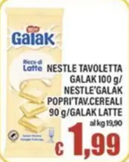 Top Supermercati Galak Ricco di Latte offerta