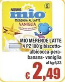 Top Supermercati Mio merende latte offerta