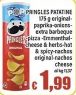 Top Supermercati Pringles patatine original offerta