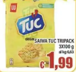 Top Supermercati Saiwa Tuc Tripack offerta