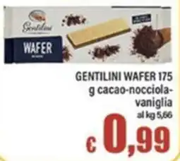 Top Supermercati Gentilini wafer offerta