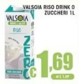 Sacoph Valsòia riso drink 0 zuccheri offerta
