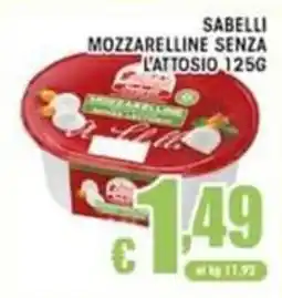 Sacoph Sabelli mozzarelline senza lattosio offerta