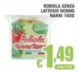 Sacoph Robiola senza lattosio nonno Nanni offerta