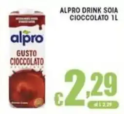 Sacoph Alpro drink soia cioccolato offerta