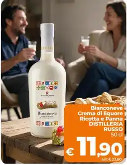 Ipercoop Radenza Bianconeve Crema di liquore Ricotta e Panna offerta