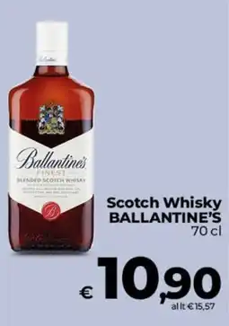 Ipercoop Radenza Scotch Whisky Ballantine's offerta