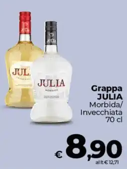 Ipercoop Radenza Grappa JULIA Morbida offerta