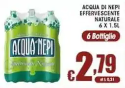 Sacoph Acqua Nepi effervescente naturale offerta