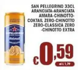 Sacoph San Pellegrino Aranciata offerta