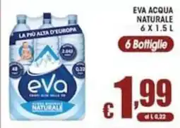 Sacoph Eva acqua naturale offerta
