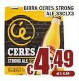 Sacoph Birra Ceres Strong Ale offerta
