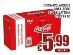 Sacoph Coca-Cola/Coca-Cola Zero Sleek Lattina offerta