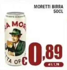 Sacoph Moretti birra offerta