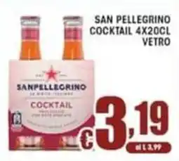 Sacoph Sanpellegrino cocktail offerta