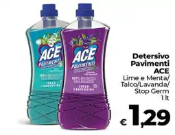 Ipercoop Radenza Detersivo Pavimenti ACE offerta