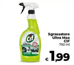 Ipercoop Radenza Sgrassatore Ultra Max CIF offerta