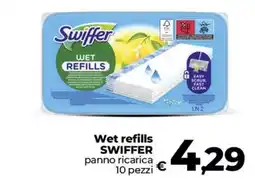 Ipercoop Radenza Wet refills SWIFFER panno ricarica offerta