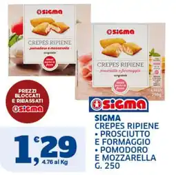 Ok Sigma Sigma crepes ripiene offerta