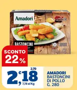 Ok Sigma Amadori bastoncini di pollo offerta