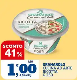 Ok Sigma Granarolo cucina ad arte ricotta offerta