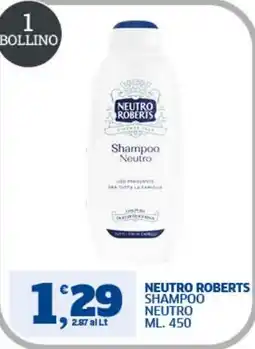 Ok Sigma Neutro Roberts Shampoo Neutro offerta