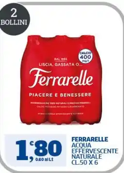Ok Sigma Ferrarelle acqua effervescente naturale offerta