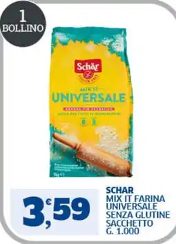 Ok Sigma Schar mix it farina universale senza glutine offerta