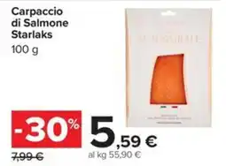 Carrefour Iper Carpaccio di Salmone Starlaks offerta