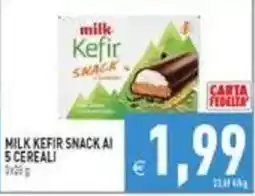 Pim Supermercati Milk Kefir Snack ai 5 Cereali offerta
