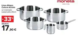 Carrefour Iper Linea Allegro Cottura Acciaio moneta offerta