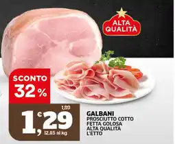 Ok Sigma Galbani Prosciutto Cotto offerta
