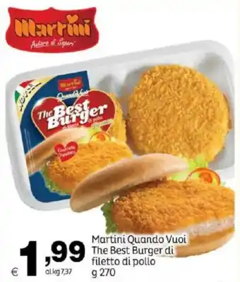 Martini The Best Burger di filetto di pollo