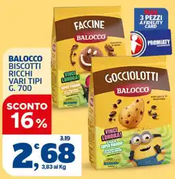 Ok Sigma Balocco biscotti vari tipi offerta
