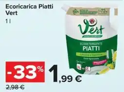 Carrefour Iper Ecoricarica Piatti Vert offerta