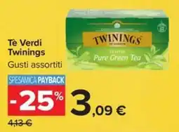 Carrefour Iper Tè Verde Twinings offerta