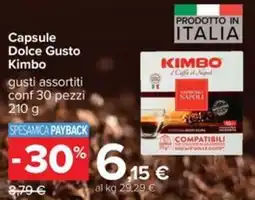 Carrefour Iper Capsule Dolce Gusto Kimbo offerta