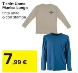 Carrefour Iper T-shirt Uomo Manica Lunga offerta